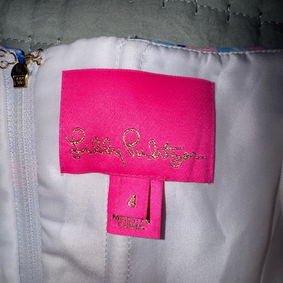 Lilly Pulitzer Viv Halter Maxi Dress Multi Hidden Treasure. Size 4 Worn once EUC - Picture 12 of 16